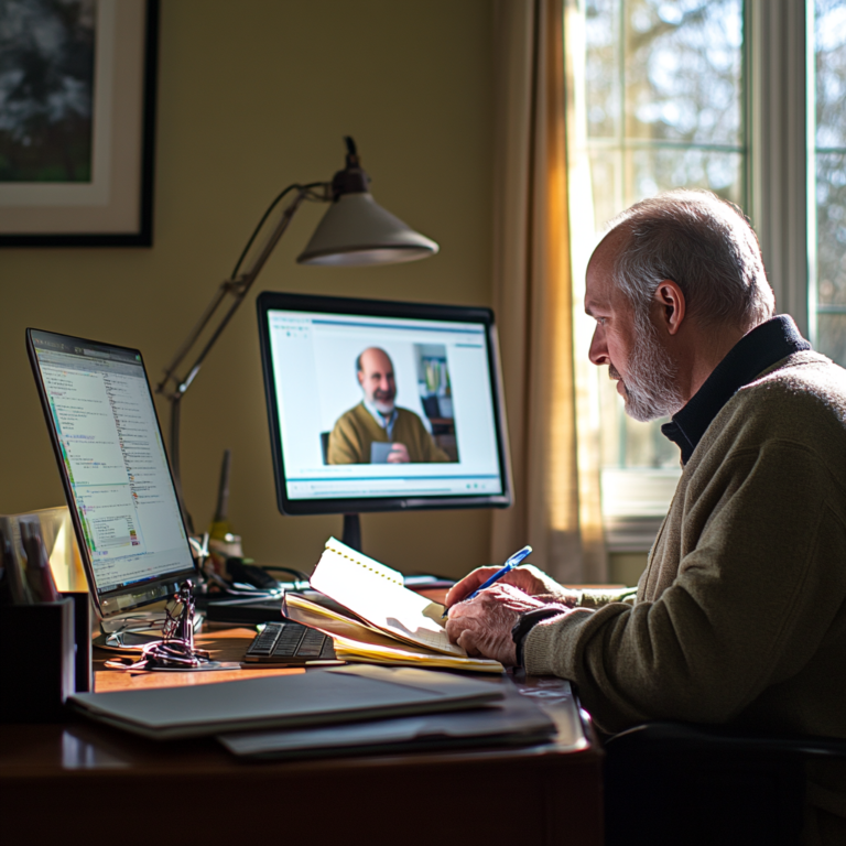 etakceh_A_senior_student_participating_in_an_online_class_with__15c79191-fe81-4caf-ba9b-8f38fc91aab2